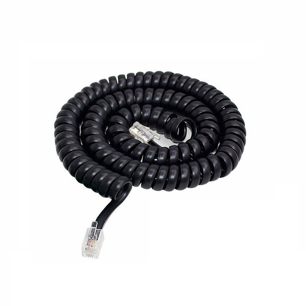 Coiled Handset Cord, RJ22 (4P4C) Coiled Handset Cord, RJ22 (4P4C)
